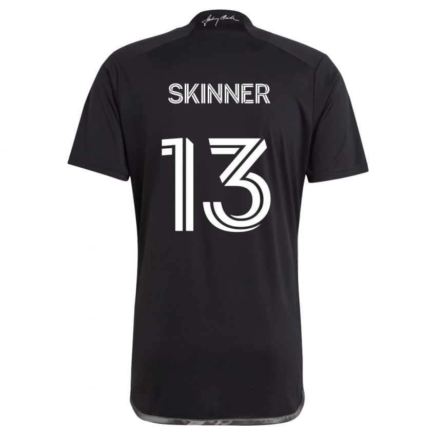 Niño Camiseta Joey Skinner #13 Negro 2ª Equipación 2024/25 La Camisa Argentina