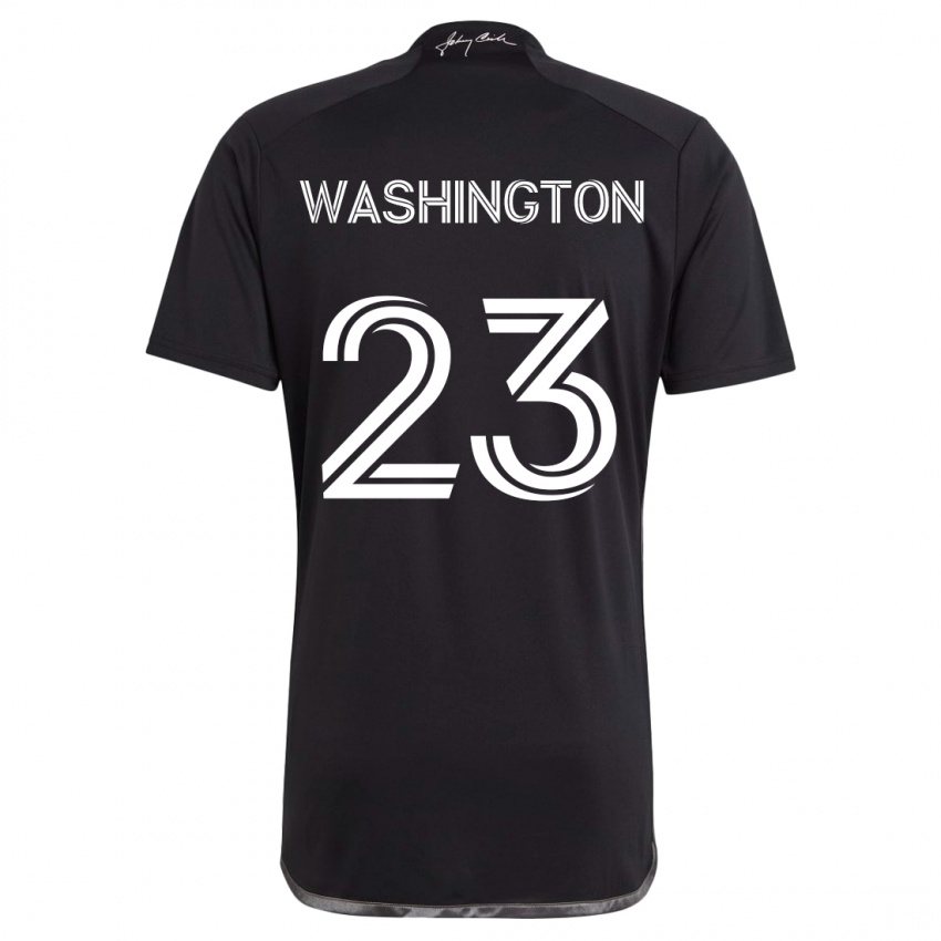 Niño Camiseta Taylor Washington #23 Negro 2ª Equipación 2024/25 La Camisa Argentina