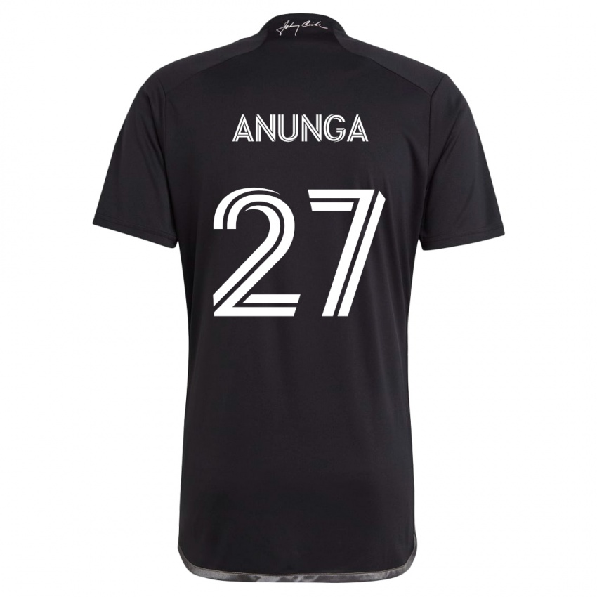 Niño Camiseta Tah Anunga #27 Negro 2ª Equipación 2024/25 La Camisa Argentina