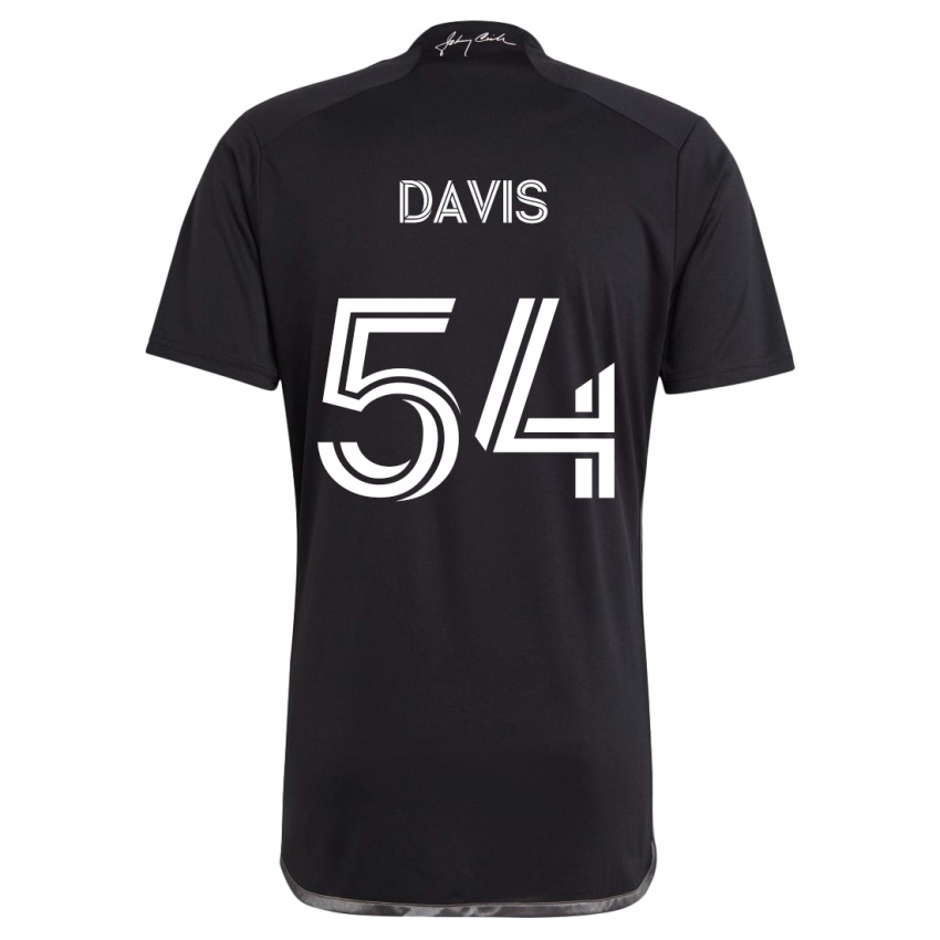 Niño Camiseta Sean Davis #54 Negro 2ª Equipación 2024/25 La Camisa Argentina