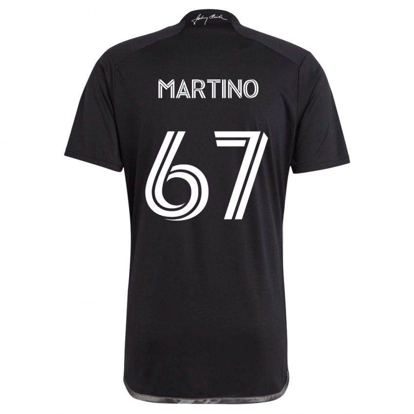 Niño Camiseta Ben Martino #67 Negro 2ª Equipación 2024/25 La Camisa Argentina