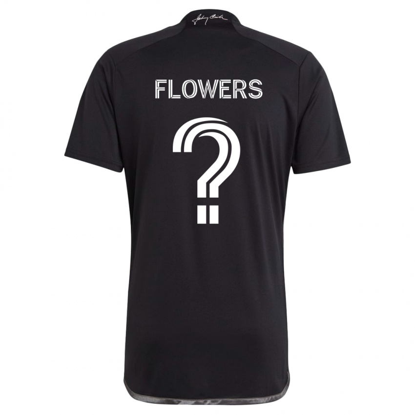 Niño Camiseta Ashton Flowers #0 Negro 2ª Equipación 2024/25 La Camisa Argentina