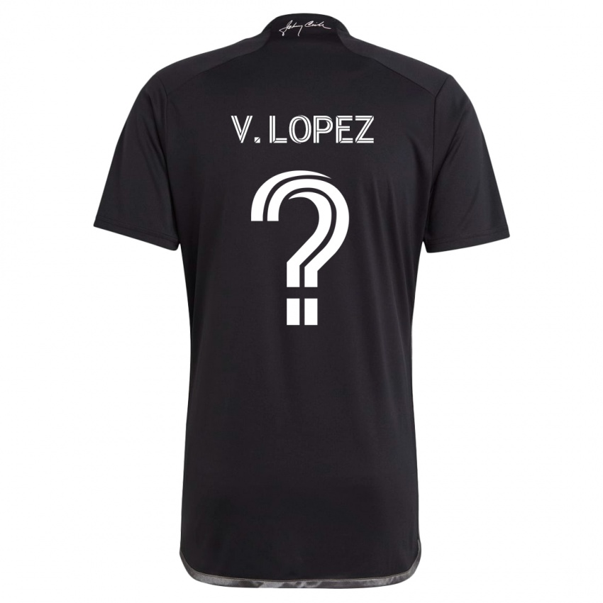 Niño Camiseta Alejandro Velazquez-Lopez #0 Negro 2ª Equipación 2024/25 La Camisa Argentina