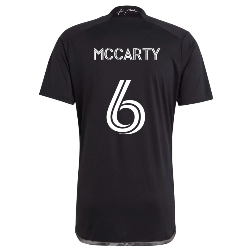 Niño Camiseta Dax Mccarty #6 Negro 2ª Equipación 2024/25 La Camisa Argentina