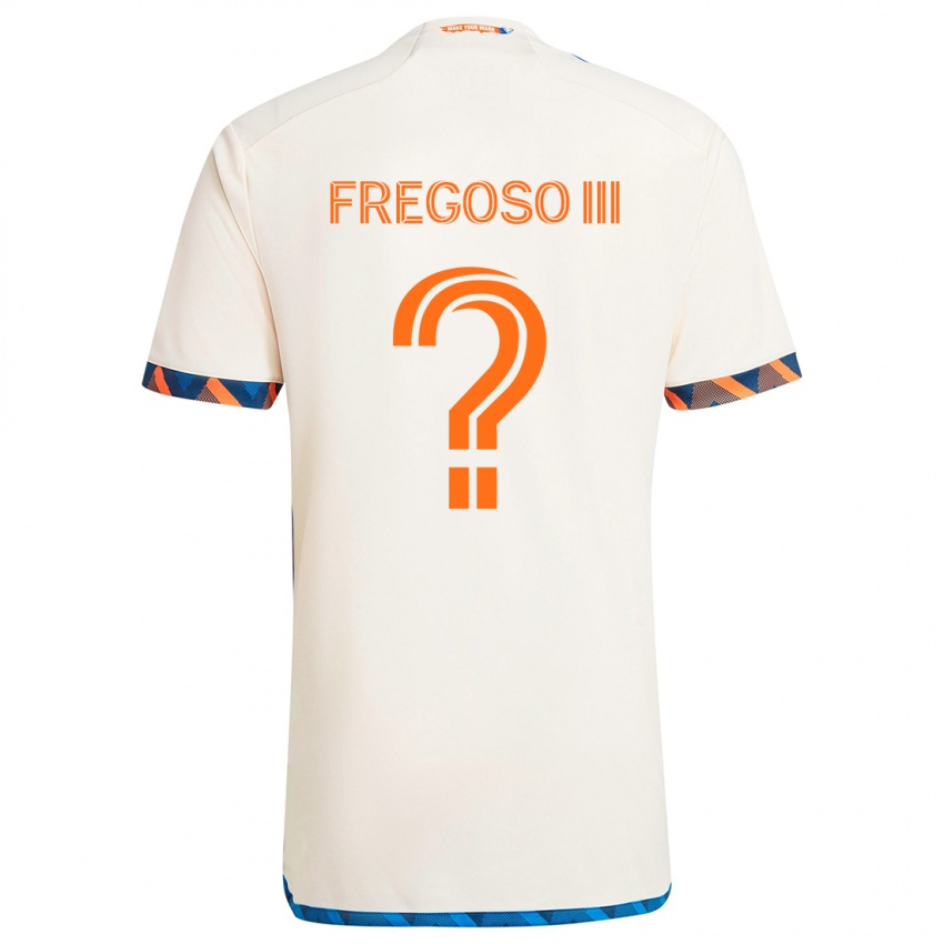 Niño Camiseta Arturo Fregoso Iii #0 Blanco Naranja 2ª Equipación 2024/25 La Camisa Argentina