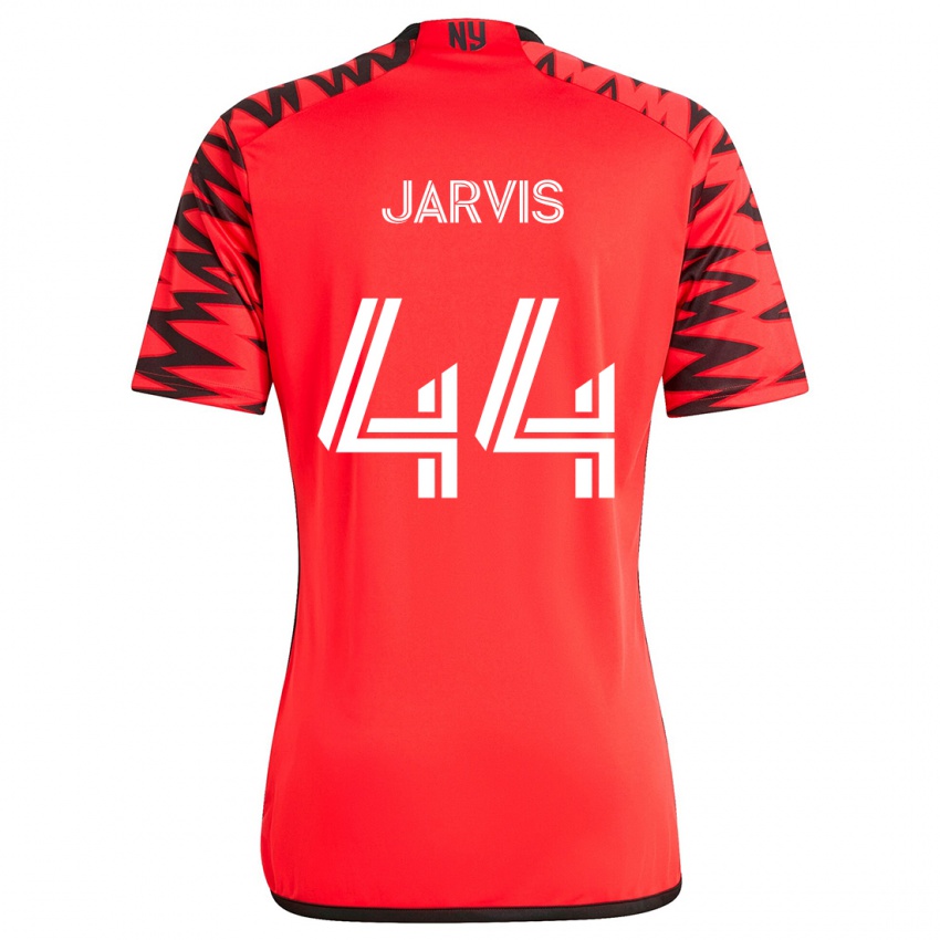 Niño Camiseta Aiden Jarvis #44 Rojo Negro Blanco 2ª Equipación 2024/25 La Camisa Argentina