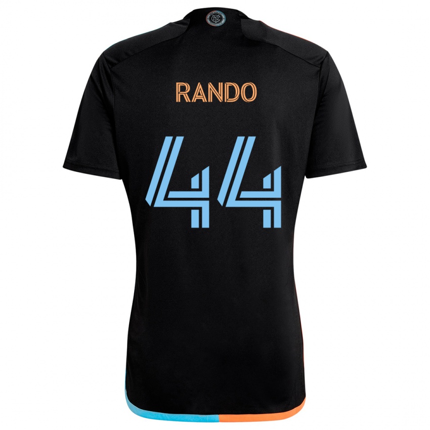 Niño Camiseta Alex Rando #44 Negro Naranja Azul 2ª Equipación 2024/25 La Camisa Argentina