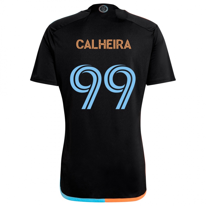 Niño Camiseta Taylor Calheira #99 Negro Naranja Azul 2ª Equipación 2024/25 La Camisa Argentina