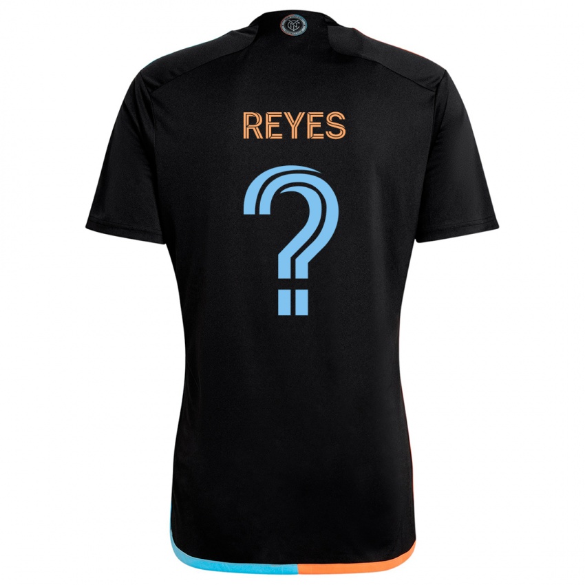 Niño Camiseta Andrew Reyes #0 Negro Naranja Azul 2ª Equipación 2024/25 La Camisa Argentina