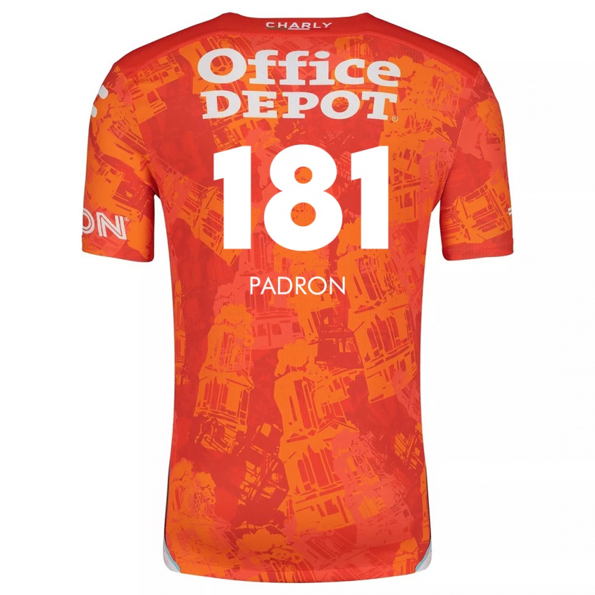 Niño Camiseta Romeo Padrón #181 Naranja Blanco 2ª Equipación 2024/25 La Camisa Argentina