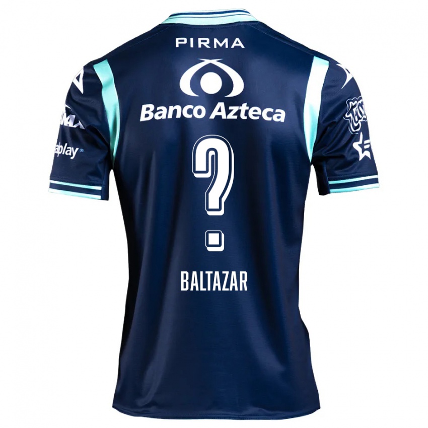 Niño Camiseta Carlos Baltazar #0 Azul Marino 2ª Equipación 2024/25 La Camisa Argentina