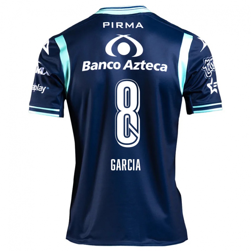 Niño Camiseta Luis García #8 Azul Marino 2ª Equipación 2024/25 La Camisa Argentina