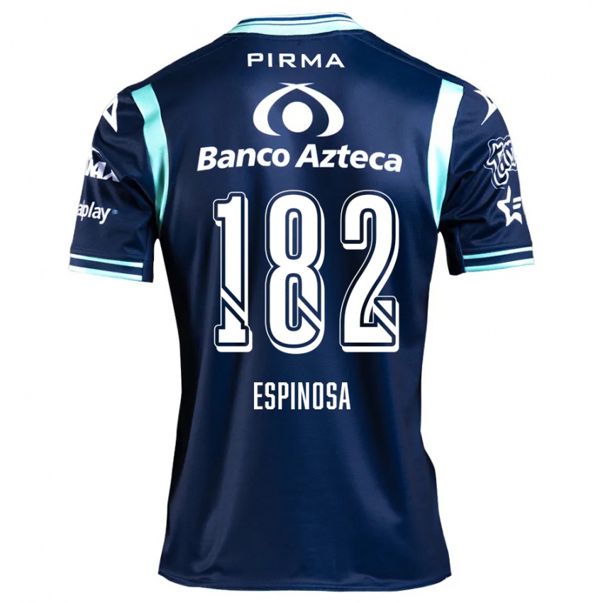 Niño Camiseta Daniel Espinosa #182 Azul Marino 2ª Equipación 2024/25 La Camisa Argentina