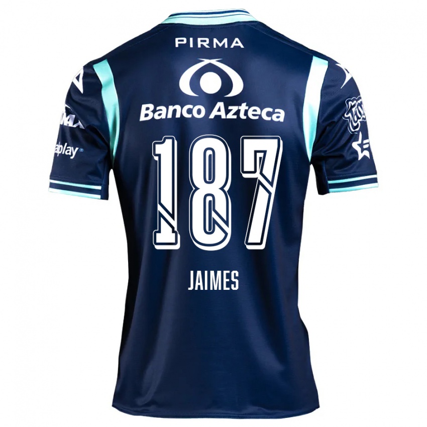 Niño Camiseta Tristhan Jaimes #187 Azul Marino 2ª Equipación 2024/25 La Camisa Argentina