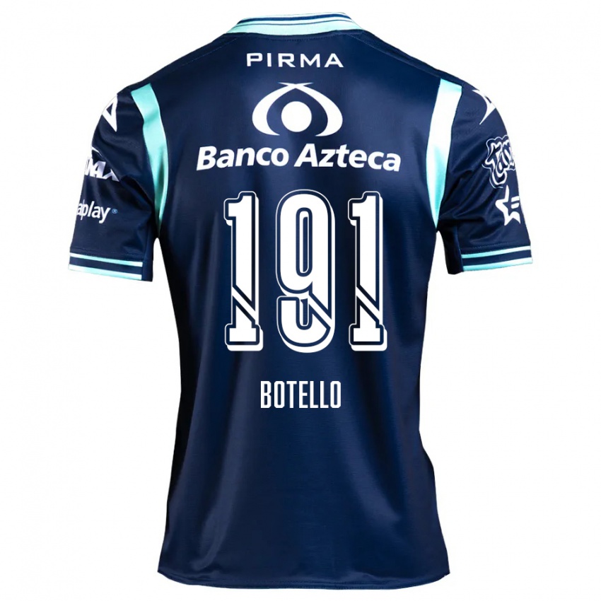 Niño Camiseta Octavio Botello #191 Azul Marino 2ª Equipación 2024/25 La Camisa Argentina