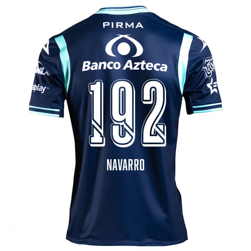 Niño Camiseta Eduardo Navarro #192 Azul Marino 2ª Equipación 2024/25 La Camisa Argentina