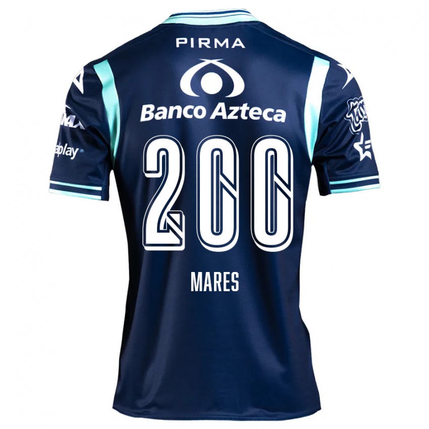 Niño Camiseta Cristian Mares #200 Azul Marino 2ª Equipación 2024/25 La Camisa Argentina