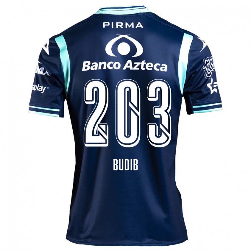 Niño Camiseta Pedro Budib #203 Azul Marino 2ª Equipación 2024/25 La Camisa Argentina