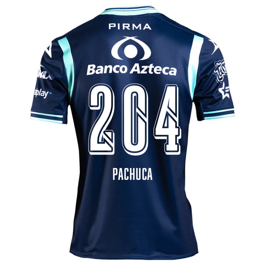 Niño Camiseta José Pachuca #204 Azul Marino 2ª Equipación 2024/25 La Camisa Argentina