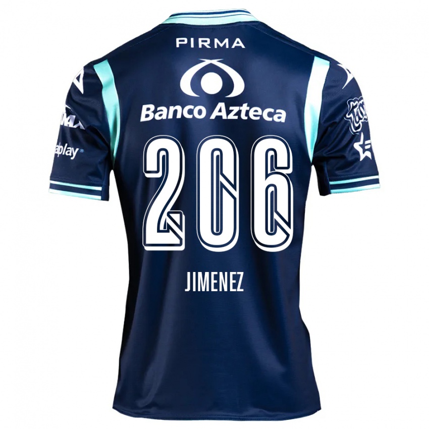 Niño Camiseta Leonardo Jiménez #206 Azul Marino 2ª Equipación 2024/25 La Camisa Argentina