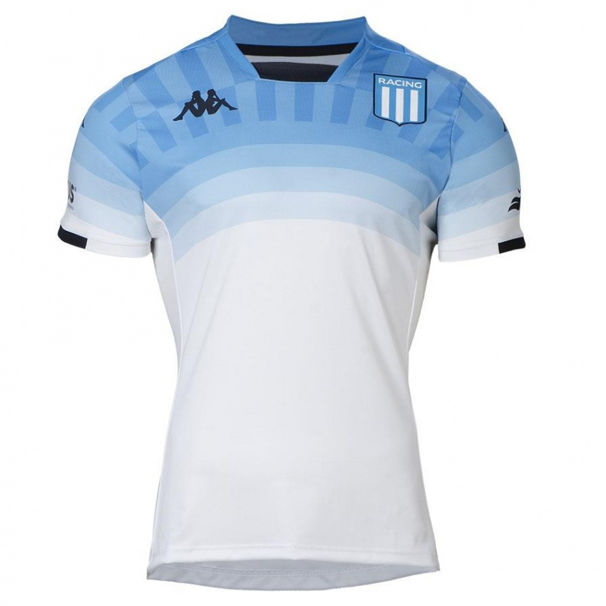 Niño Camiseta Matías Bergara #0 Blanco Azul Negro 2ª Equipación 2024/25 La Camisa Argentina