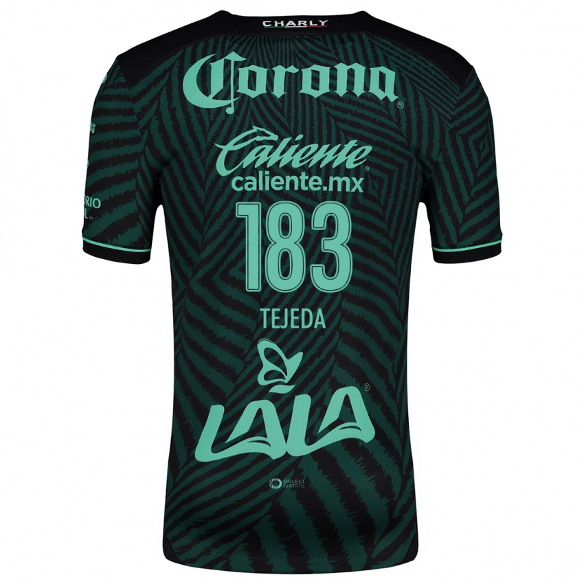 Niño Camiseta Juan Tejeda #183 Verde Negro 2ª Equipación 2024/25 La Camisa Argentina