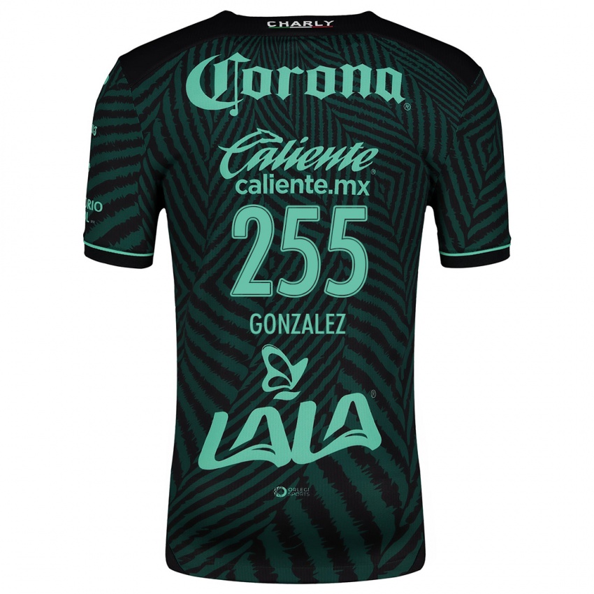 Niño Camiseta Valente González #255 Verde Negro 2ª Equipación 2024/25 La Camisa Argentina