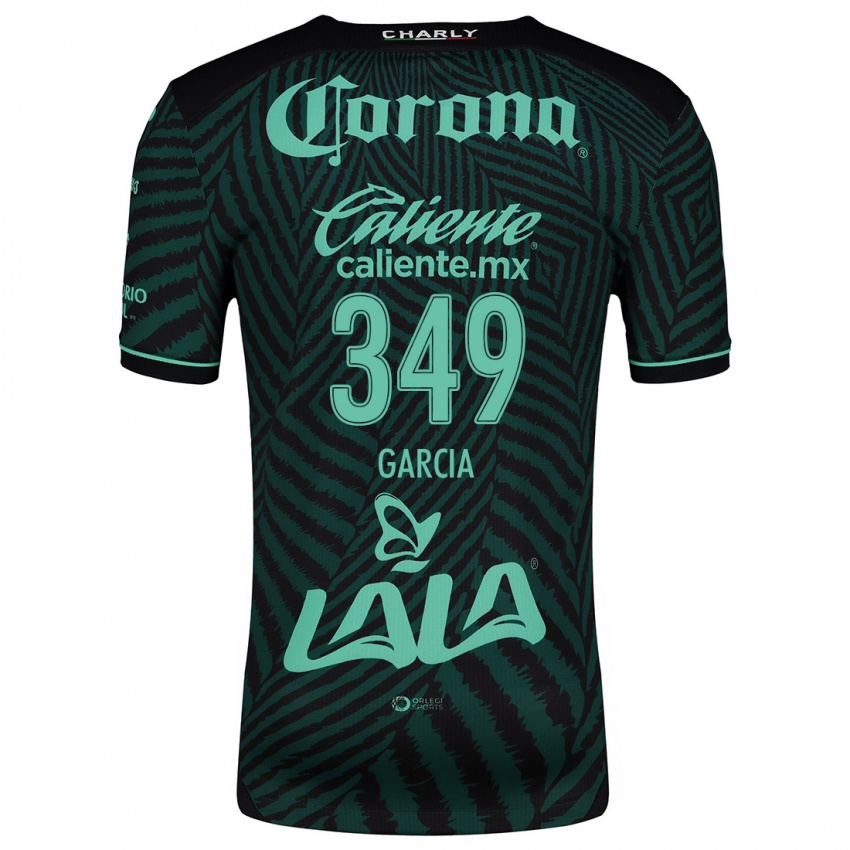 Niño Camiseta Diego García #349 Verde Negro 2ª Equipación 2024/25 La Camisa Argentina