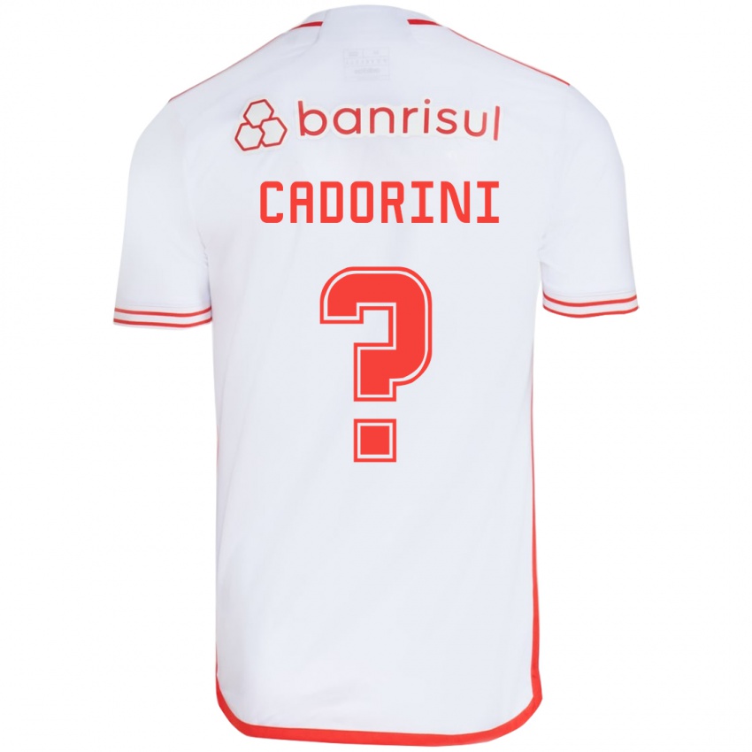 Niño Camiseta Matheus Cadorini #0 Blanco Rojo 2ª Equipación 2024/25 La Camisa Argentina