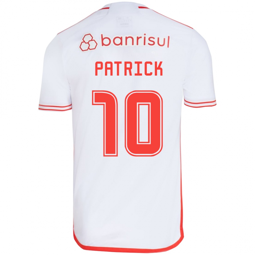 Niño Camiseta Alan Patrick #10 Blanco Rojo 2ª Equipación 2024/25 La Camisa Argentina