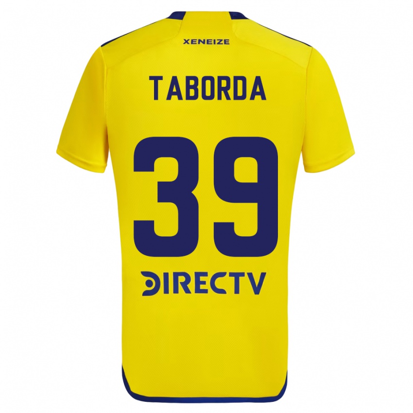 Niño Camiseta Vicente Taborda #39 Amarillo Azul 2ª Equipación 2024/25 La Camisa Argentina