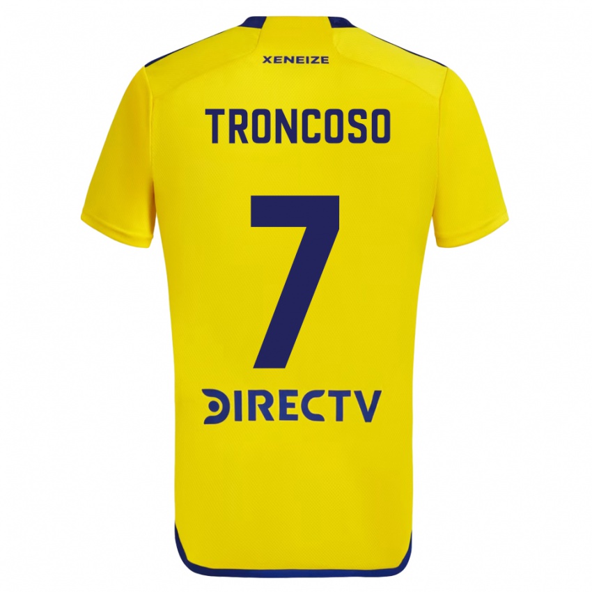 Niño Camiseta Carolina Troncoso #7 Amarillo Azul 2ª Equipación 2024/25 La Camisa Argentina