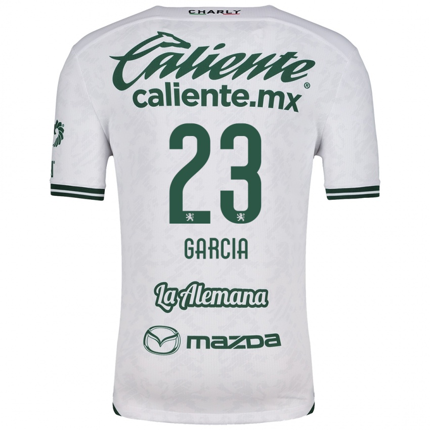 Niño Camiseta Óscar García #23 Blanco Verde 2ª Equipación 2024/25 La Camisa Argentina