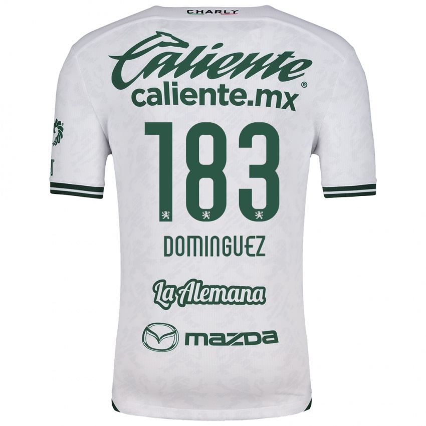 Niño Camiseta Jesús Domínguez #183 Blanco Verde 2ª Equipación 2024/25 La Camisa Argentina