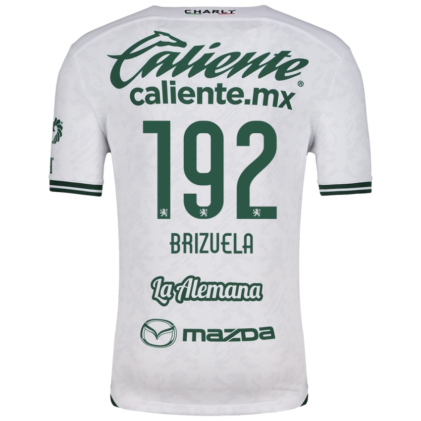 Niño Camiseta Juan Brizuela #192 Blanco Verde 2ª Equipación 2024/25 La Camisa Argentina