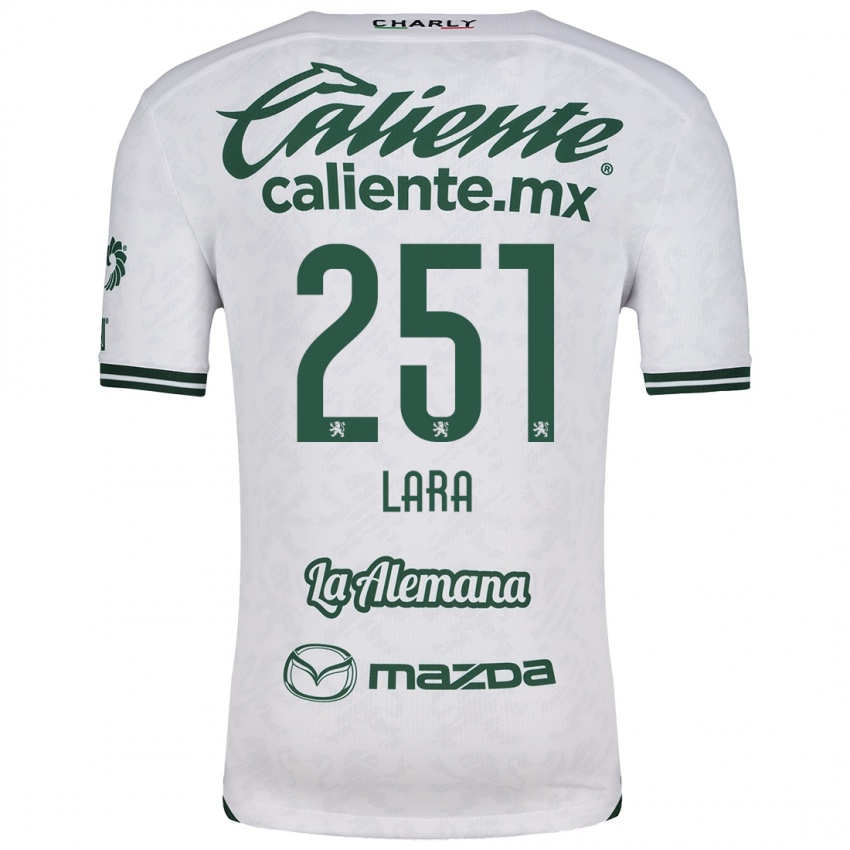 Niño Camiseta Tristán Lara #251 Blanco Verde 2ª Equipación 2024/25 La Camisa Argentina