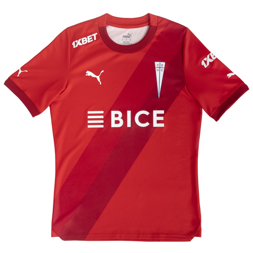 Niño Camiseta Ignacio Saavedra #8 Rojo Blanco 2ª Equipación 2024/25 La Camisa Argentina