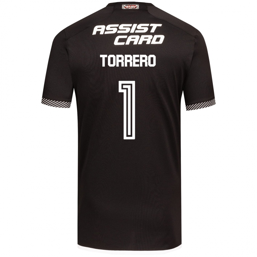 Niño Camiseta Ryann Torrero #1 Blanco Negro 2ª Equipación 2024/25 La Camisa Argentina