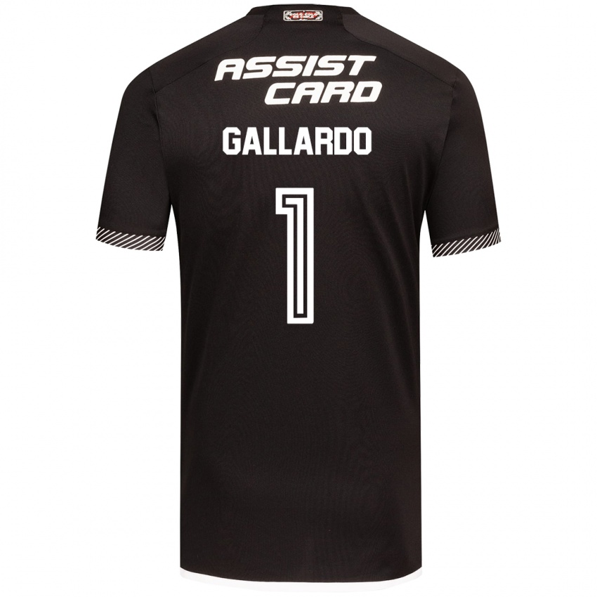 Niño Camiseta Alexia Gallardo #1 Blanco Negro 2ª Equipación 2024/25 La Camisa Argentina