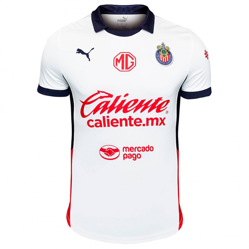 Niño Camiseta Sebastián Esparza #184 Blanco Rojo Azul 2ª Equipación 2024/25 La Camisa Argentina