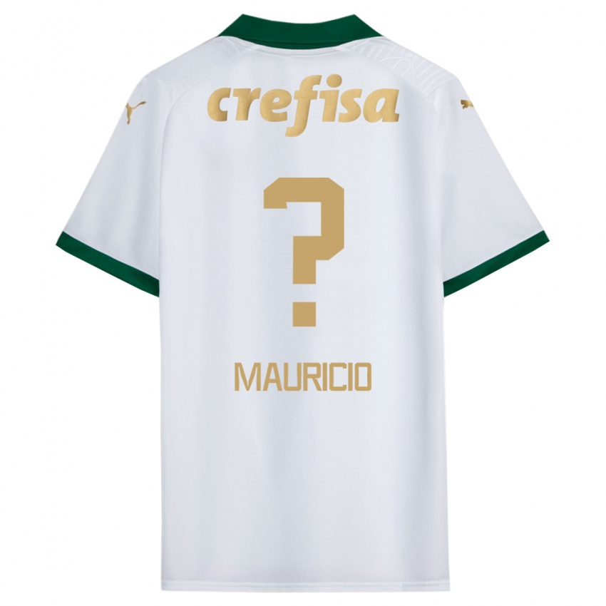 Niño Camiseta Mauricio #0 Blanco Verde 2ª Equipación 2024/25 La Camisa Argentina