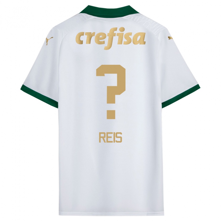 Niño Camiseta Vitor Reis #0 Blanco Verde 2ª Equipación 2024/25 La Camisa Argentina