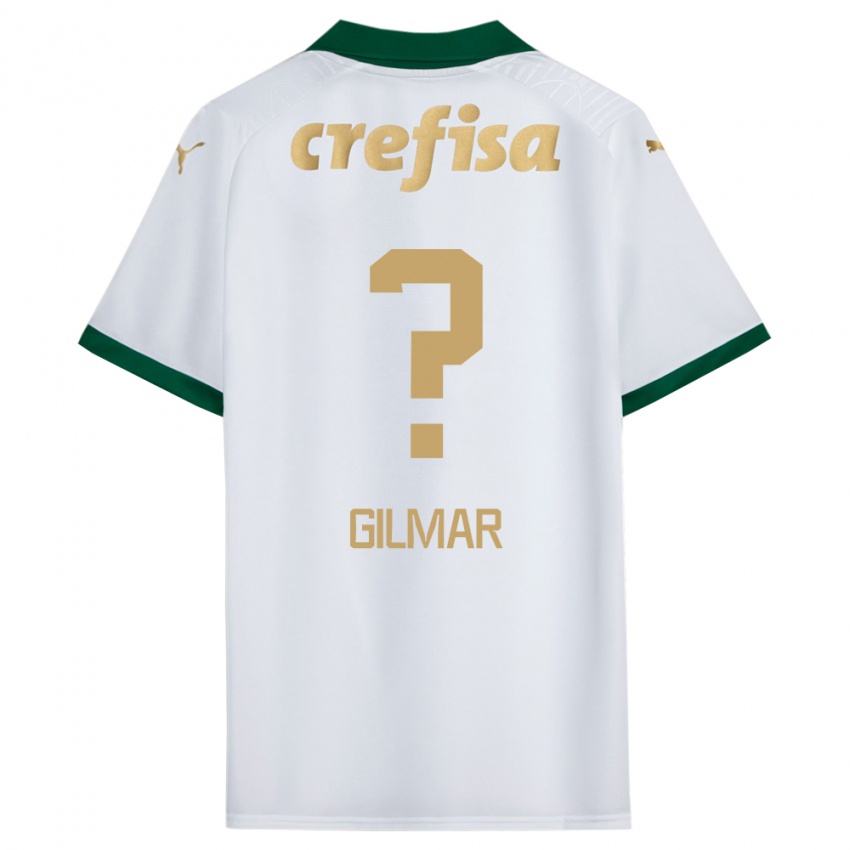 Niño Camiseta Gilmar #0 Blanco Verde 2ª Equipación 2024/25 La Camisa Argentina