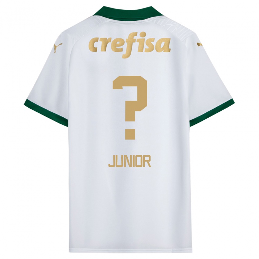 Niño Camiseta Gilberto Junior #0 Blanco Verde 2ª Equipación 2024/25 La Camisa Argentina