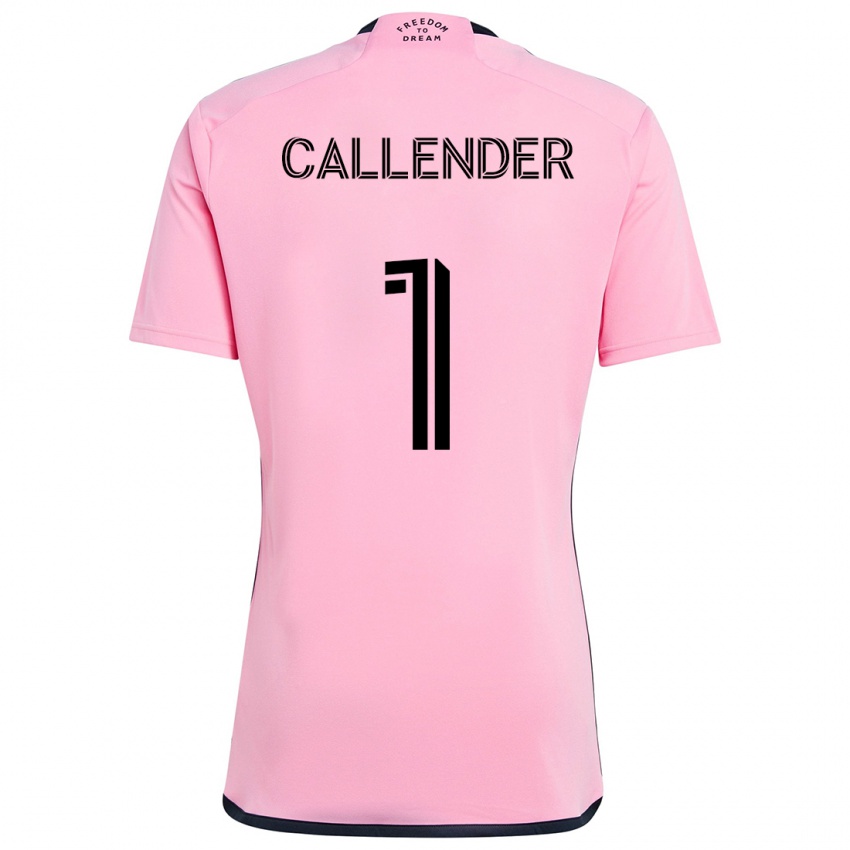 Hombre Camiseta Drake Callender #1 Rosa 1ª Equipación 2024/25 La Camisa Argentina