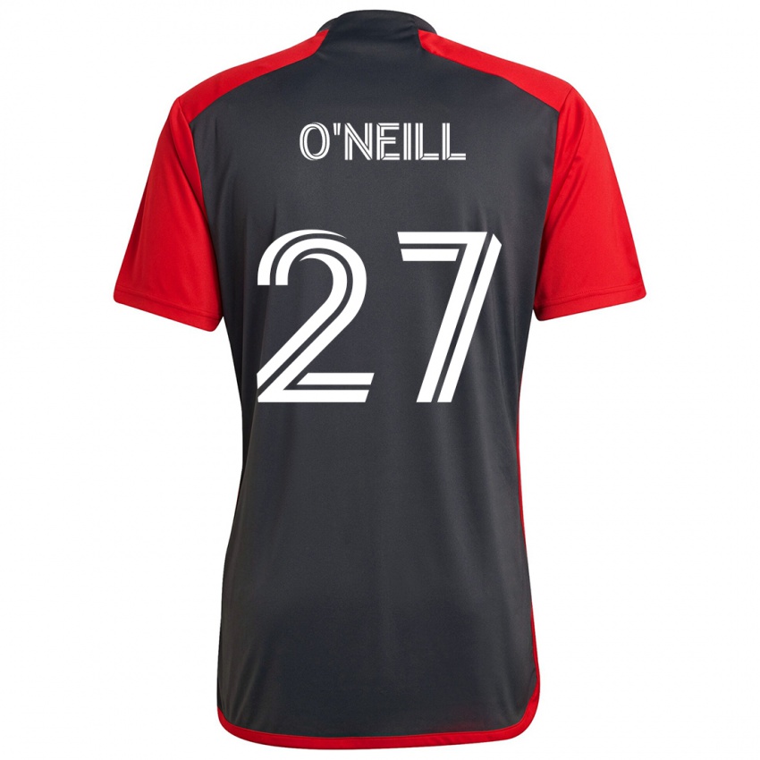 Hombre Camiseta Shane O'neill #27 Rojo Grayn 1ª Equipación 2024/25 La Camisa Argentina