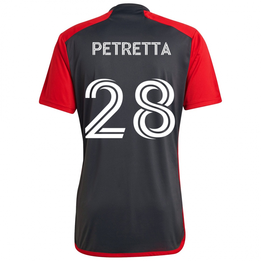 Hombre Camiseta Raoul Petretta #28 Rojo Grayn 1ª Equipación 2024/25 La Camisa Argentina