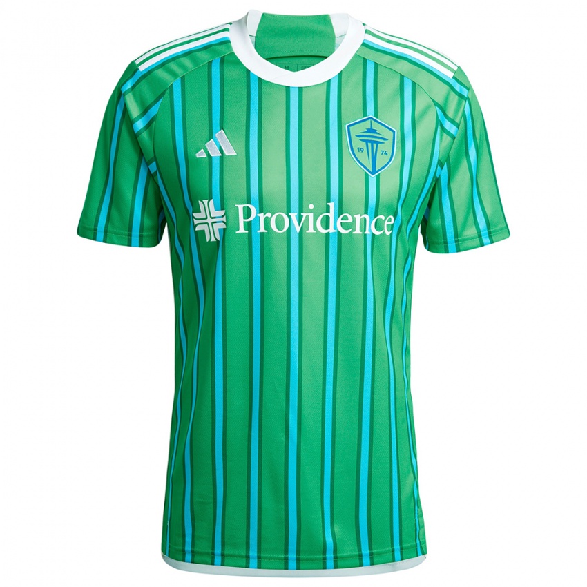 Hombre Camiseta Etienne Veillard #0 Verde Blanco 1ª Equipación 2024/25 La Camisa Argentina