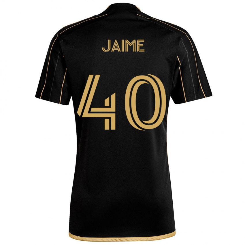 Hombre Camiseta Christopher Jaime #40 Oro Negro 1ª Equipación 2024/25 La Camisa Argentina