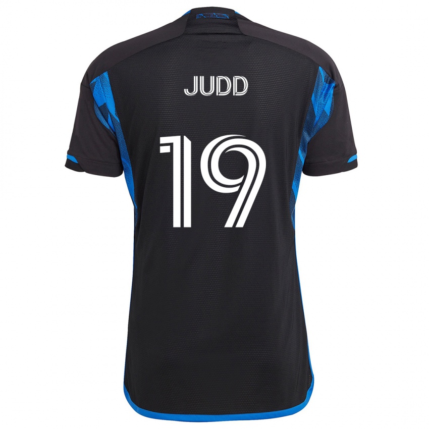 Hombre Camiseta Preston Judd #19 Azul Negro 1ª Equipación 2024/25 La Camisa Argentina